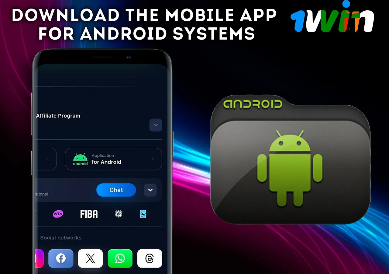 Get the 1Win mobile app for Android devices
