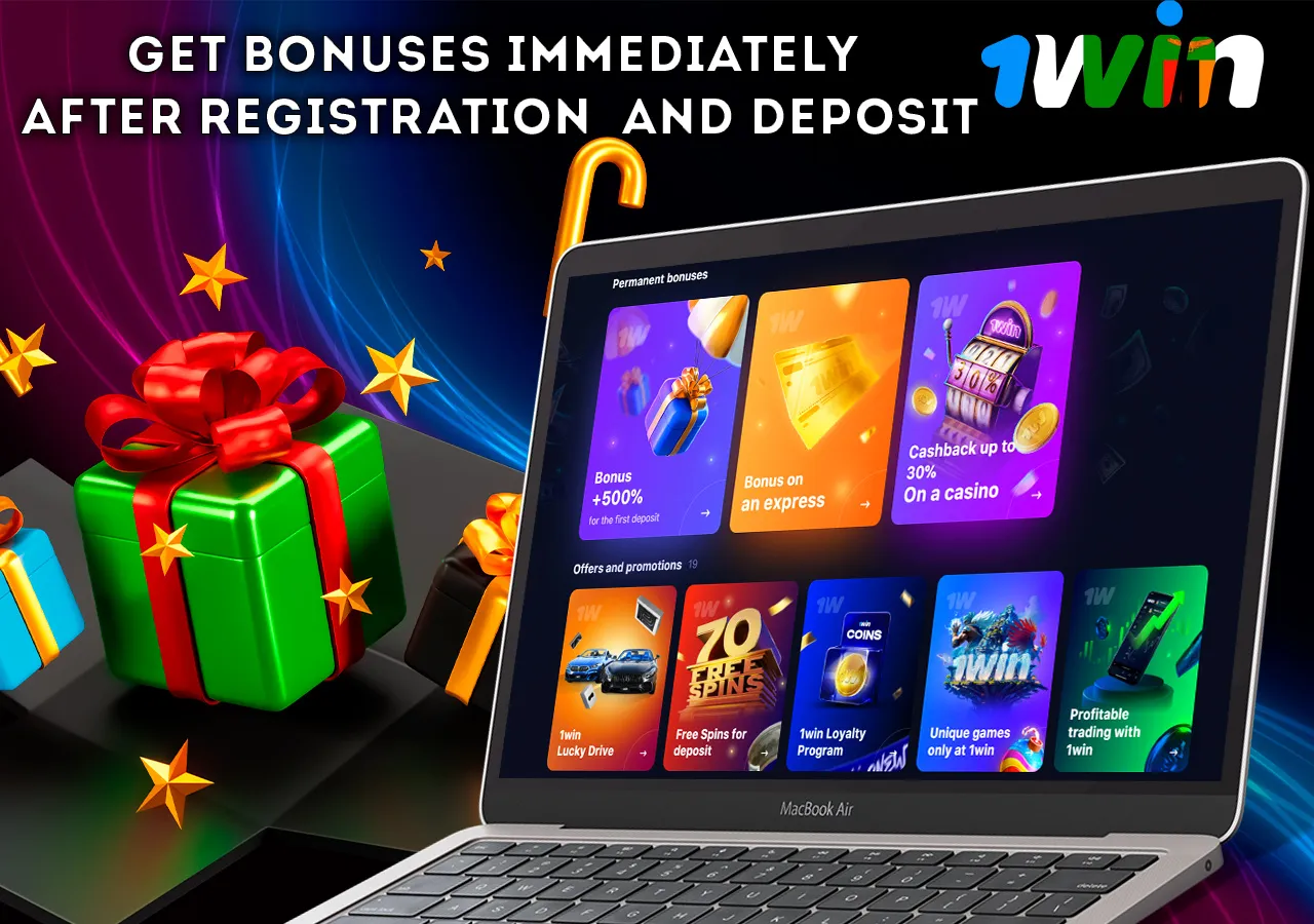 A wide array of bonuses is available.